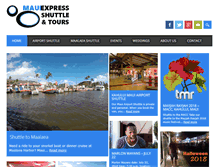 Tablet Screenshot of mauiexpresstours.com